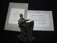 Colonial People of America Fine Pewter Figurines & COA  