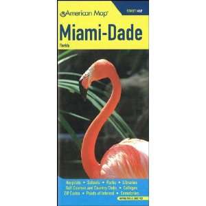  ADC The Map People 308937 Miami Dade Florida Pocket Map 