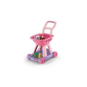   Fisher Price Fun With Food Shopping Cart   Pink & Purple Toys & Games