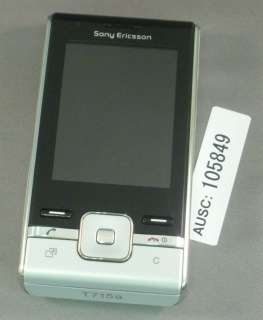 UNLOCKED SONY ERICSSON T715 QUAD BAND 3G GSM PHONE 5849  