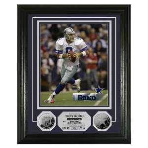  Tony Romo Silver Coin Photomint