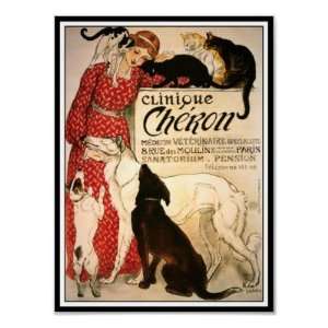    Poster/Print Vintage Steinlen Clinique Cheron