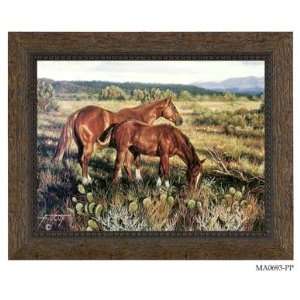 Mary Mayo MA0693 PP Sorrels in the Sun by Tim Cox  Wood Frame  20x16 