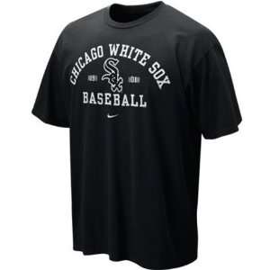  Mens Chicago White Sox Black Safety Squeeze Tshirt Sports 