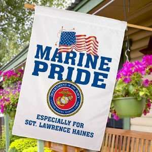  Personalized Military Pride House Flag Patio, Lawn 