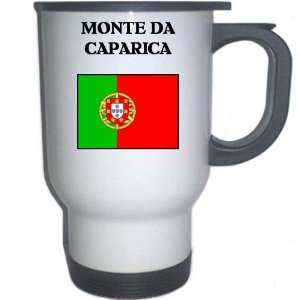 Portugal   MONTE DA CAPARICA White Stainless Steel Mug