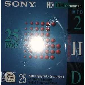  Sony High Density Micro Floppy Disks / 25 pack 