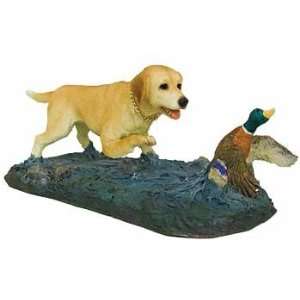  Yellow Lab and Mallard Special Edition Statue