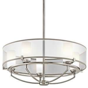   42921CLP Chandelier 5Lt Classic Pewter Saldana