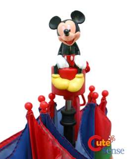 Disney Mickey Mouse Kids Umbrella w/Figure Handle  