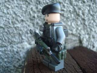 CUSTOM LEGO MINIFIG BATTLEFIELD SERGEANT CLARK M4 SOCOM  