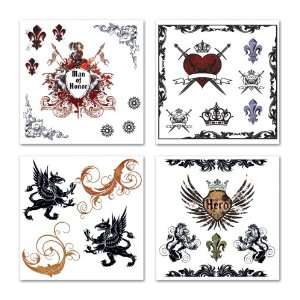  Chivalry Impress Ons Swatch Pack Rub Ons Knights Arts 