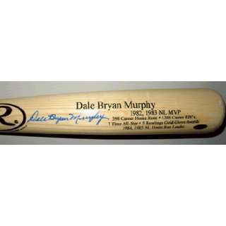  Dale Bryan Murphy Big Stick Engraved Stat Bat
