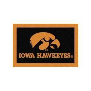  Iowa Hawkeyes 5 4 x 7 8 Team Spirit Area Rug Sports 