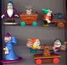 Snow White 7 Dwarfs McDonalds Toys 1992 New  