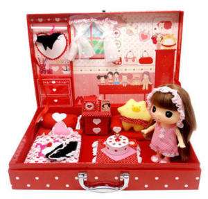 Lovely Cute Doll Figure DDUNG Mini Room Bag SET  
