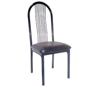  AAA Furniture Wholesale 78 Restaurant Chair Glossy Black 