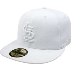   Louis Cardinals White on White 59FIFTY Fitted Cap
