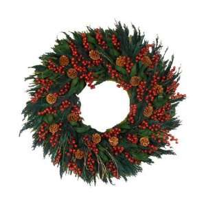  The Christmas Tree Company Berries & Boughs 28 Inch Dried 