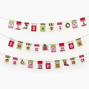  Christmas Countdown Garland   Party Decorations & Garland 