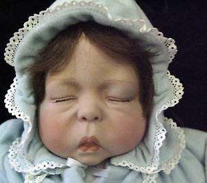 1987 Signed Lee Middleton Cherish Sleeping Baby Doll  