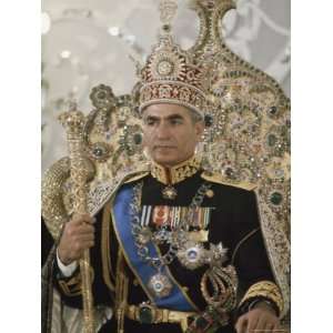 Portrait of the Shah of Iran Taken During Coronation 