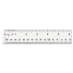  Products   Westcott   Acrylic Ruler w/Two Beveled Edges and Hang 