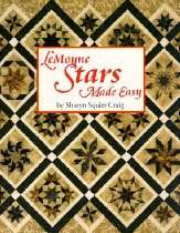 Quilting Books Quilt Patterns and History   LeMoyne Stars Made Easy
