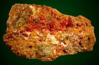 Fiery RED WULFENITE Shiny Bipyramidal Crystals Chile  