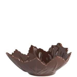 Vietri Cioccolata Small Grape Leaf Bowl (Set Of 2) 7 In L 