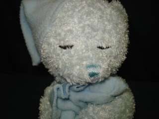 Blue Prayer Bear Plush Now I lay me down to sleep Toy JFP2 Pray 