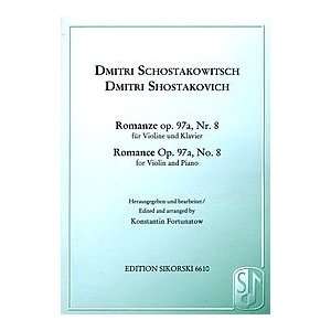  Romance Op. 97a, No. 8 Book Unknown
