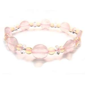  Rose Quartz Citrine Clear Quartz Bracelet 16 Jewelry