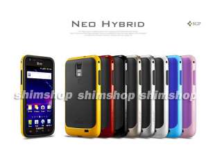 Samsung Galaxy S2 Skyrocket AT&T I727 SGP Neo Hybrid Silver Case Cover 