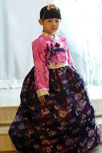 sonjjang korean clothes modern hanbok dress for girl  