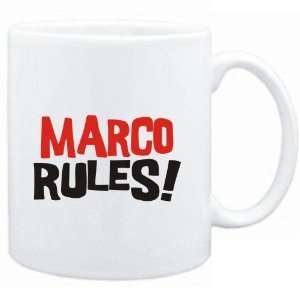  Mug White  Marco rules  Male Names