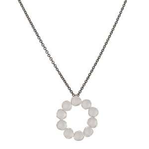   RICHARDSON   Small Circle of Pods Pendant on Oxidized Chain Jewelry