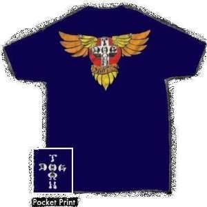  Dog Town S s Wings Navy Sm   VK2SSDOWIN1 Health 