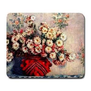  Still Life Chrysanthemums By Claude Monet Mouse Pad 