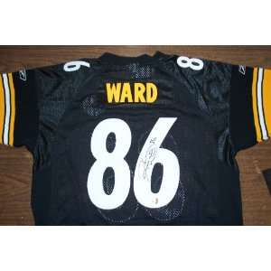  Hines Ward Autographed Authentic Steelers Jersey w/ Hines 