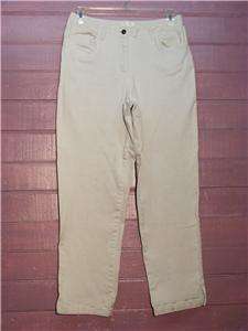 CHRISTOPHER & BANKS White Denim Stretch Jeans, Sz 12  