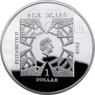 SITTING BULL Indian Sioux Silver Coin 1$ Niue 2010  