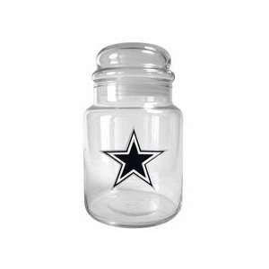  Dallas Cowboys NFL 31oz Glass Candy Jar   Primary Logo 