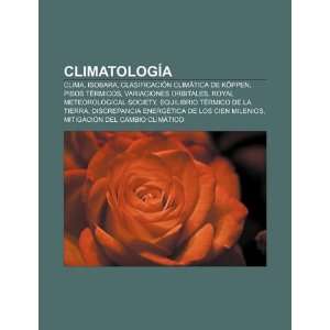  Climatología Clima, Isobara, Clasificación climática 