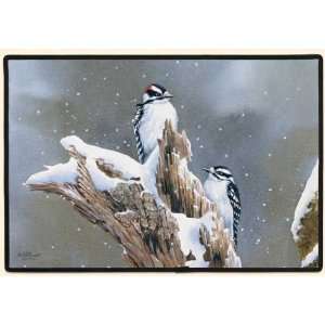  Downy Woodpecker Doormat (Clingers) 