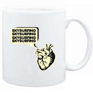  Mug White  Skysurfing heart  Sports