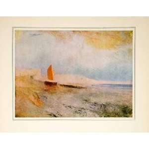   Sail Boat Sky Water Sussex   Orig. Photolithograph
