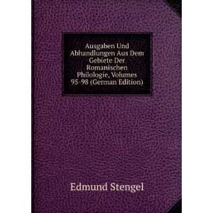   Philologie, Volumes 95 98 (German Edition) Edmund Stengel Books