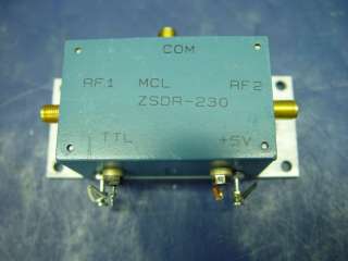 Mini Circuits RF Coaxial Switch SPDT Pin Diode ZSDR 230  