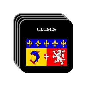  Rhone Alpes   CLUSES Set of 4 Mini Mousepad Coasters 